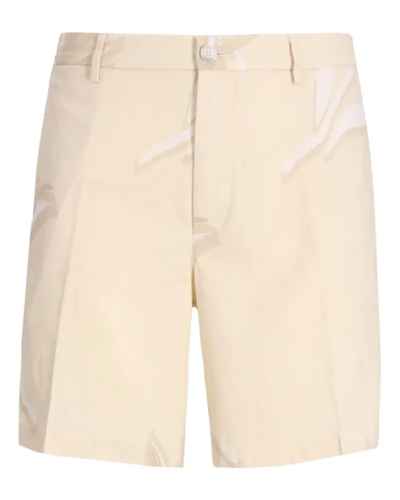 HUGO BOSS Shorts mit Bügelfalten - Nude Nude