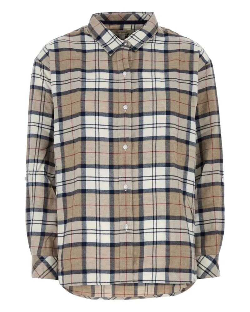 Barbour Elishaw checked flannel shirt - Braun Braun