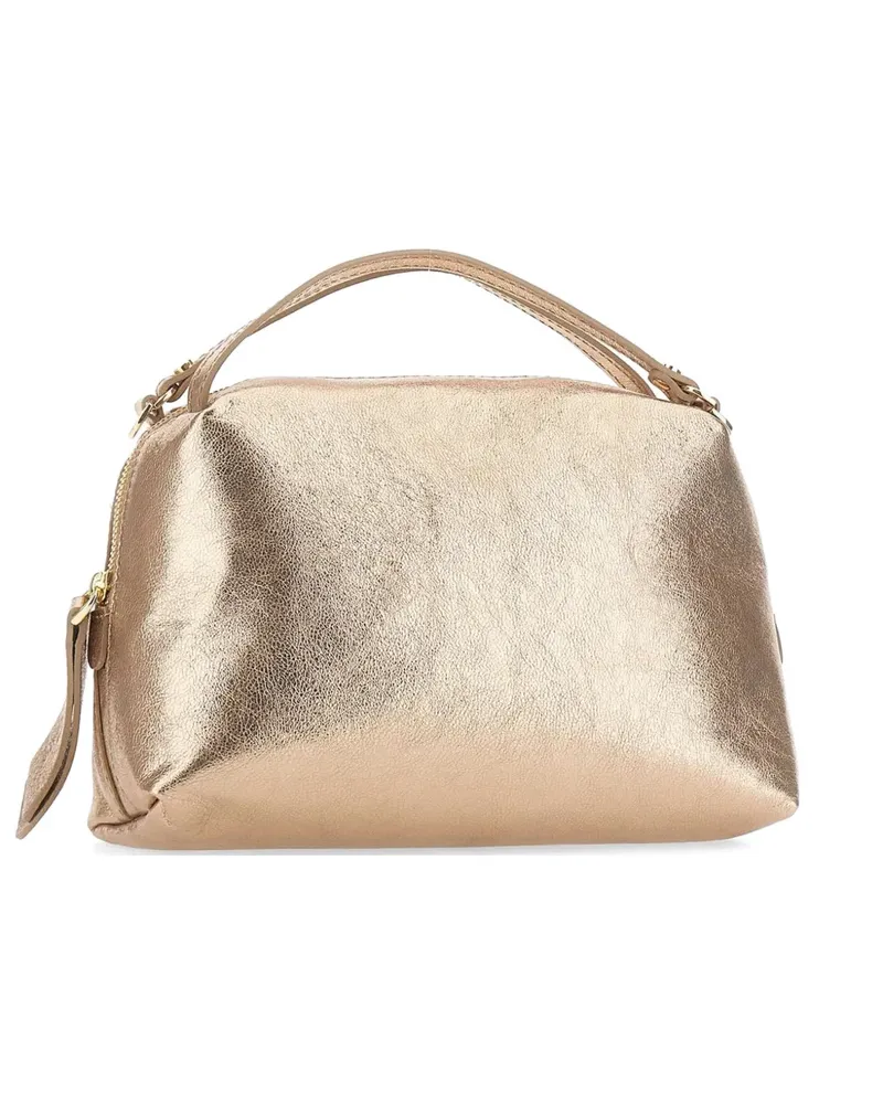 Gianni Chiarini Alifa zip-fastening leather tote bag - Gold Gold
