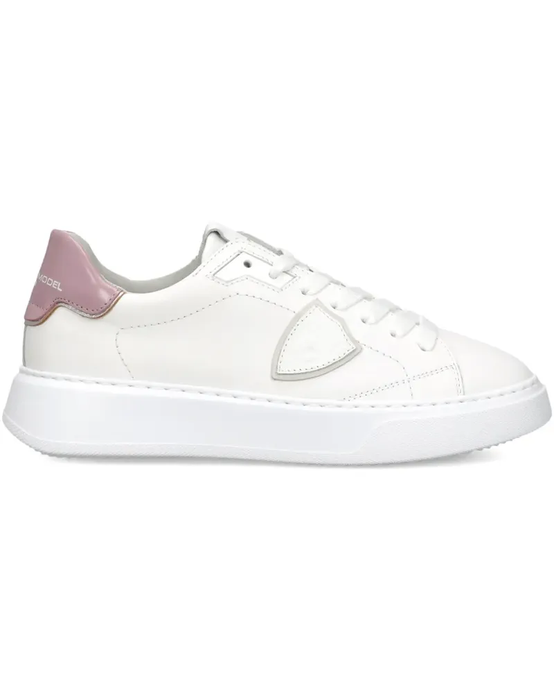 Philippe Model Temple Tennis Low Sneakers - Weiß Weiß