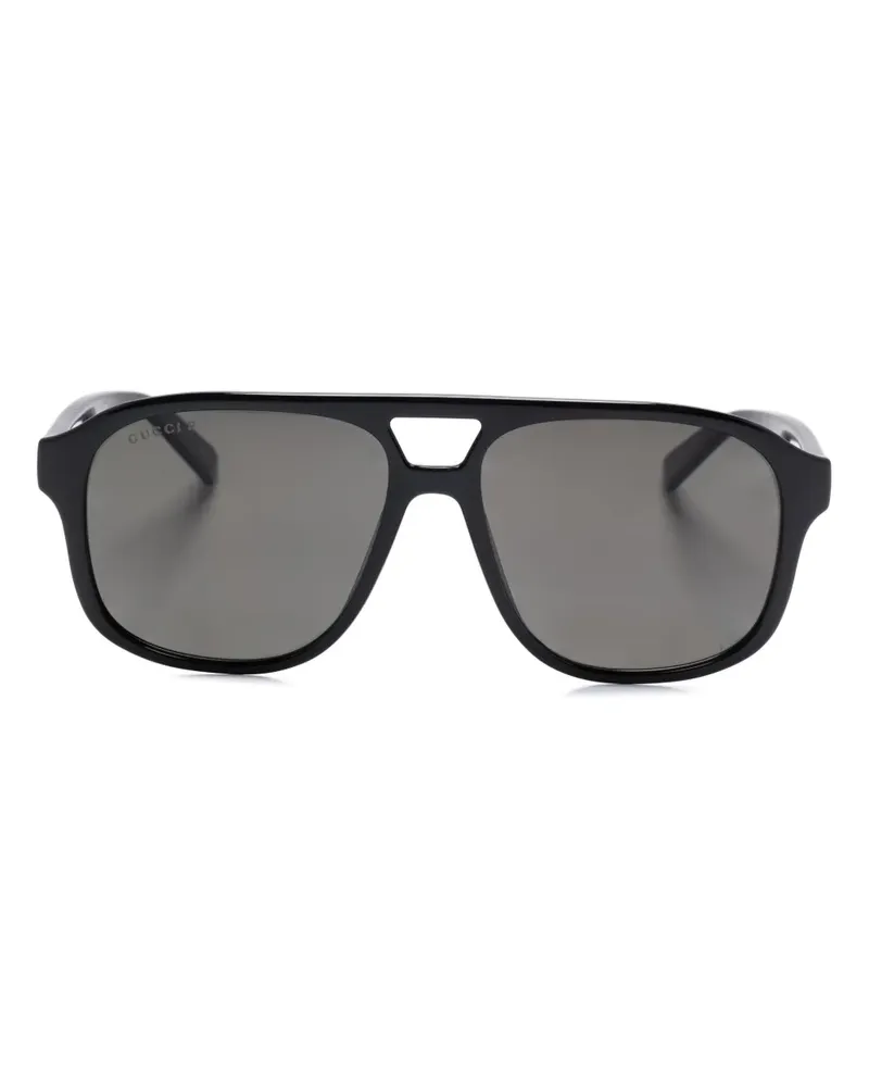 Gucci Getönte Pilotenbrille - Schwarz Schwarz