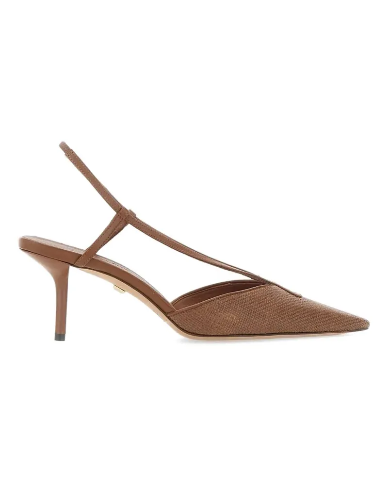 Max Mara Pumps mit Slingback-Riemen - Braun Braun