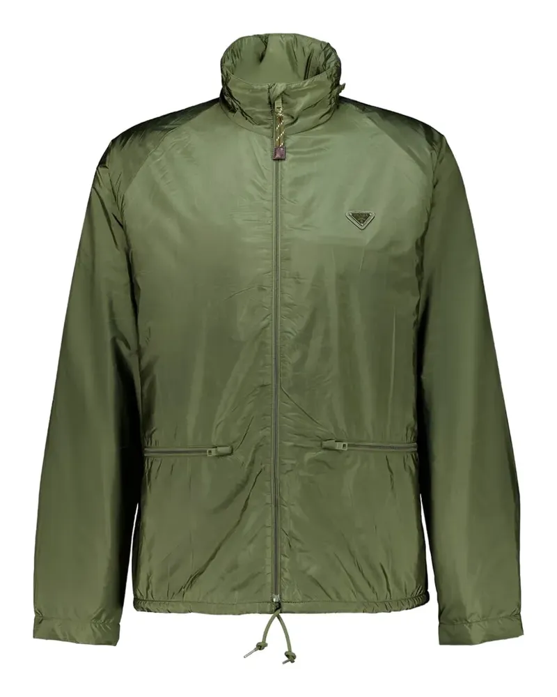 Prada high-neck jacket - Grün Grün