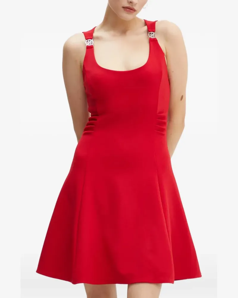 Guess Ausgestelltes Arianna Minikleid - Rot Rot