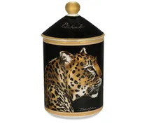 Duftkerze mit Leoparden-Print 340g