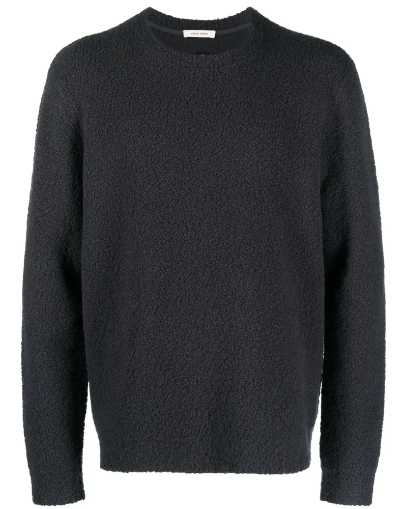 Craig Green Fleecepullover mit Logo-Print - Grau Grau