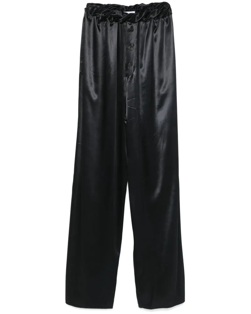 Ferragamo Hose aus Satin - Schwarz Schwarz