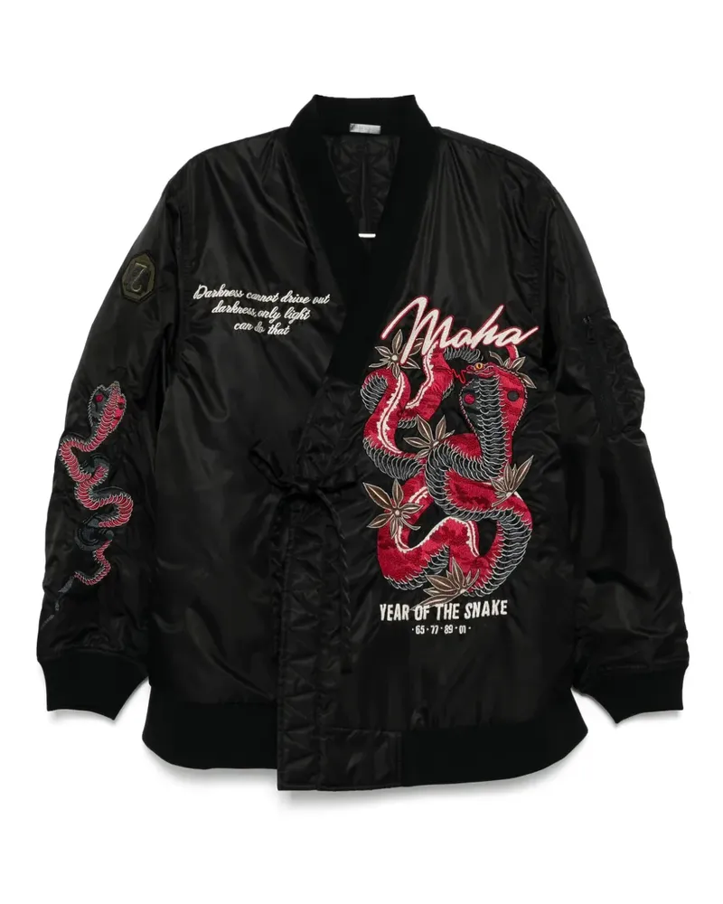 maharishi Year of the Snake Jacke - Schwarz Schwarz
