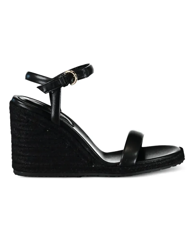 Gianvito Rossi cord wedge sandals - Schwarz Schwarz