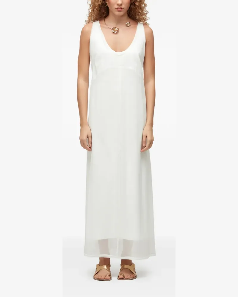 Osklen Kleid mit U-Ausschnitt - Weiß Weiß