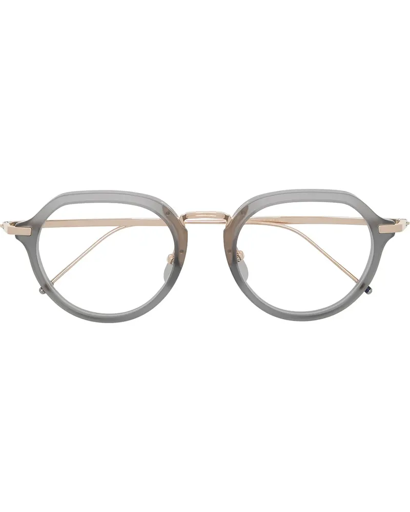 Thom Browne Brille mit rundem Gestell - Grau Grau