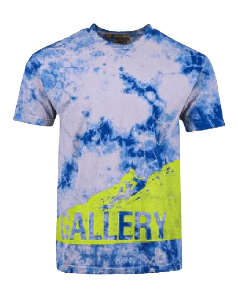 GALLERY DEPT. tie-dye logo-print T-shirt - Blau Blau