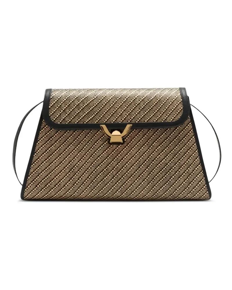 Coccinelle Große Dew Schultertasche - Nude Nude