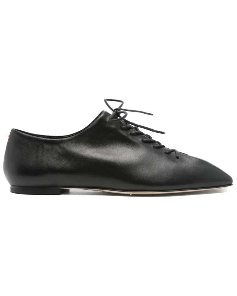 aeyde Oxford-Schuhe aus Leder - Schwarz Schwarz