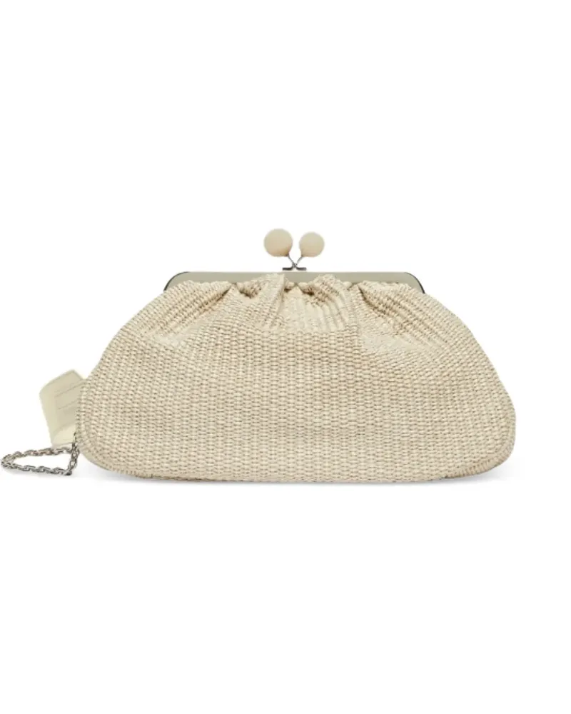 Max Mara Mittelgroße Pasticcino Schultertasche mit Kugelverschluss - Nude Nude