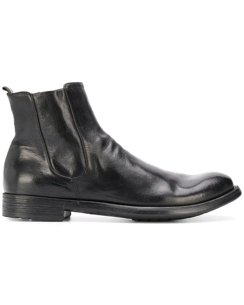 Officine Creative Italia Stiefel mit Reißverschluss - Schwarz Schwarz