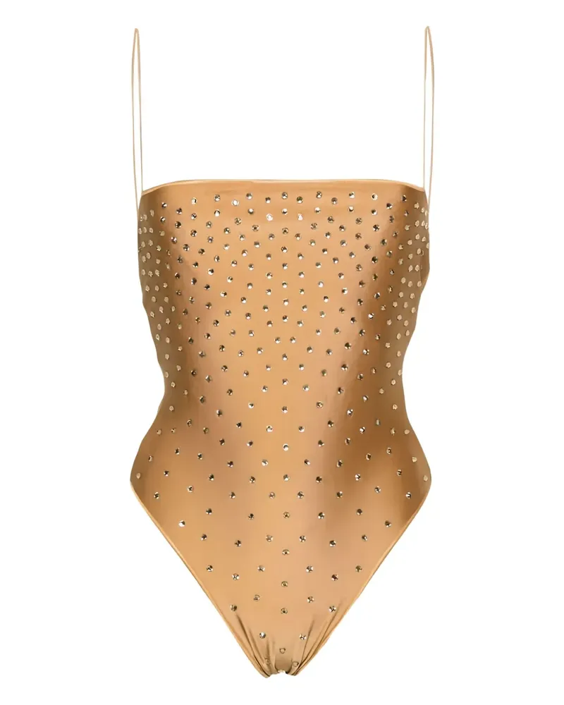 Oséree embellished bathing suit - Nude Nude