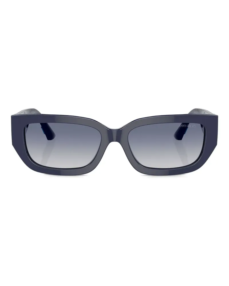 Jimmy Choo Eckige Sonnenbrille aus Azetat - Blau Blau