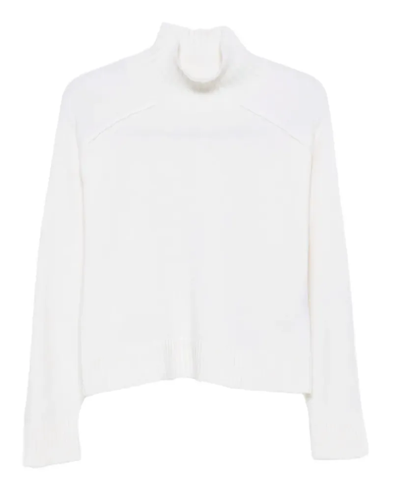 Antonelli Firenze Tirolo Pullover mit Raglanärmeln - Weiß Weiß
