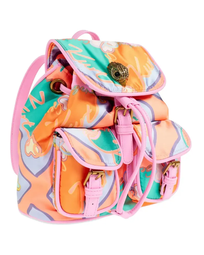 Kurt Geiger printed backpack - Orange Orange