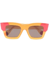 Jacquemus Eckige Baci Sonnenbrille Orange