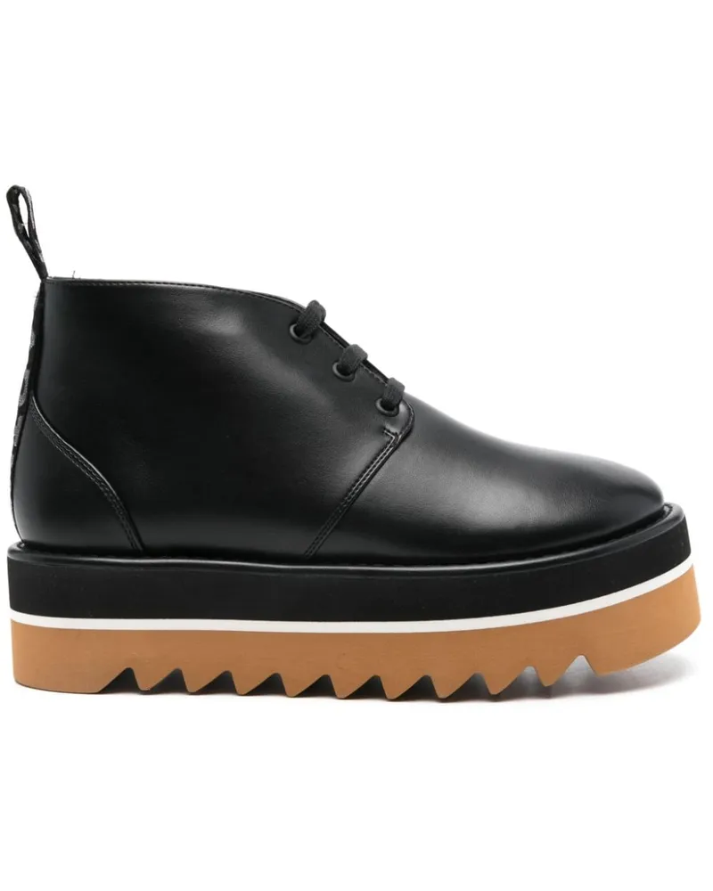 Stella McCartney Sneak-Elyse Stiefel - Schwarz Schwarz