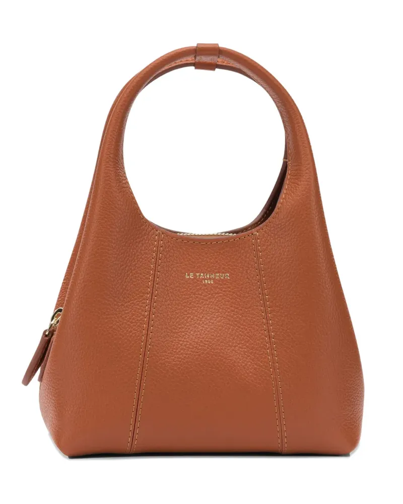 Le Tanneur Juliette grained-leather tote bag - Braun Braun