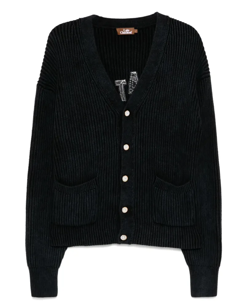 Stain Shade Cardigan mit V-Ausschnitt - Blau Blau
