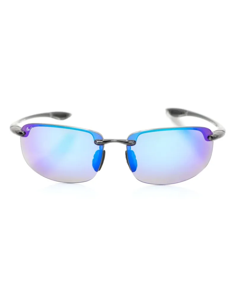 Maui Jim Ho'okipa XL Sonnenbrille im Biker-Look Grau