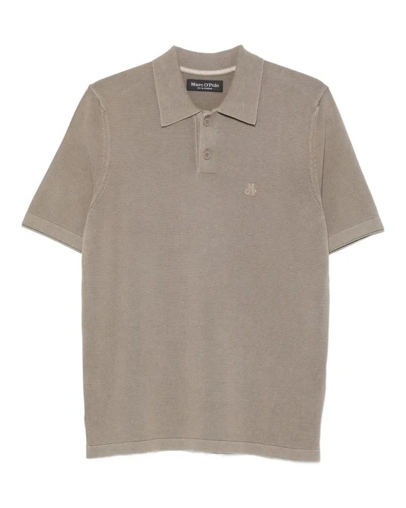 Marc O'Polo logo-embroidered polo shirt - Nude Nude