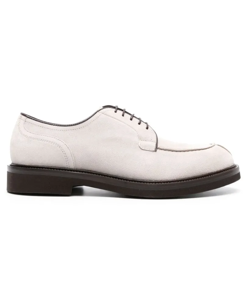 Scarosso Mario Derby-Schuhe aus Wildleder - Nude Nude