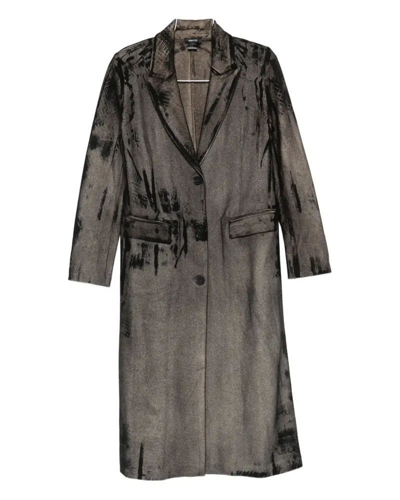 Avant Toi Einreihiger Mantel - Schwarz Schwarz