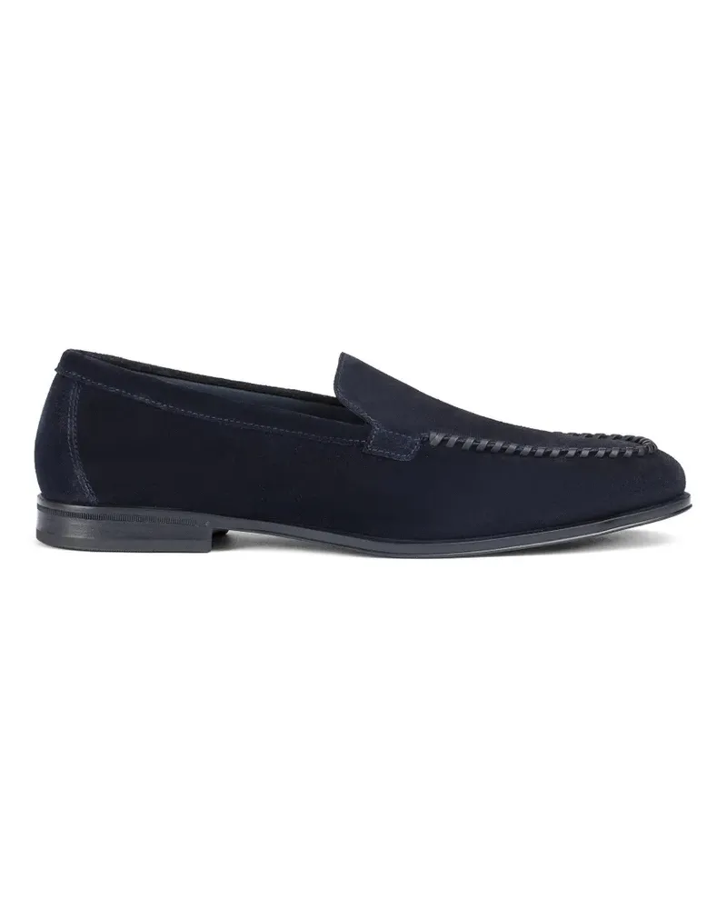 Doucal´s suede loafers - Blau Blau