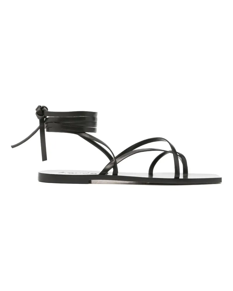 aeyde Norah strappy leather sandals - Schwarz Schwarz