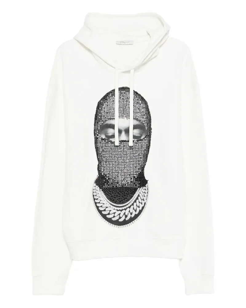 IH NOM UH NIT crystal-embellished hoodie - Weiß Weiß