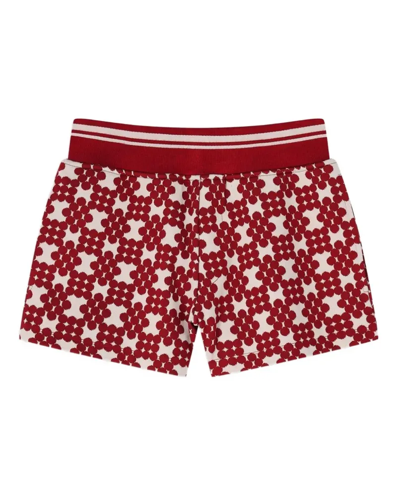 Dries van Noten Gerippte Shorts aus Jacquard - Rot Rot