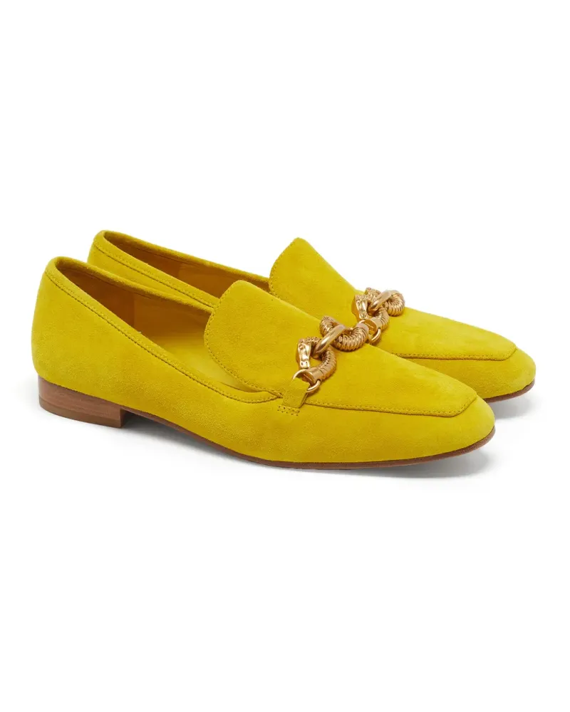 Tory Burch Jessa Loafer mit Pferdekopf - Gelb Gelb