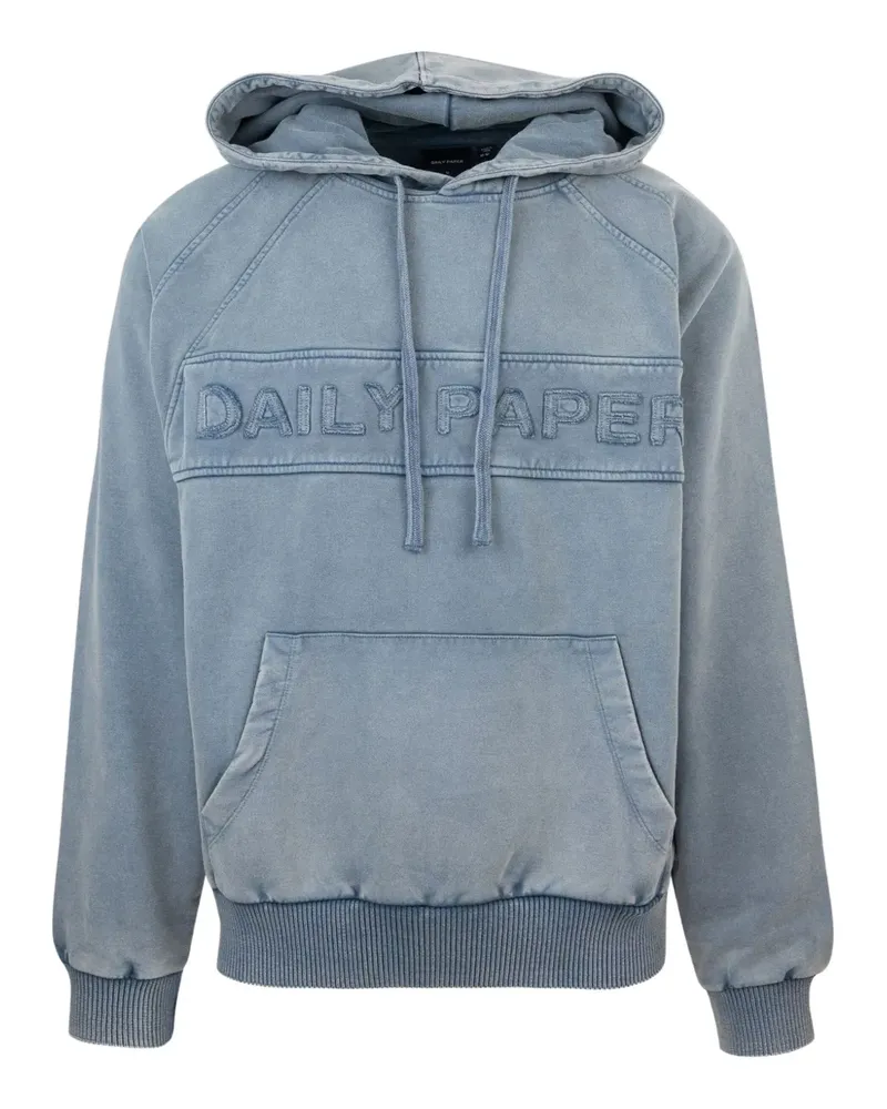 Daily Paper Hoodie mit Logo-Stickerei - Grau Grau