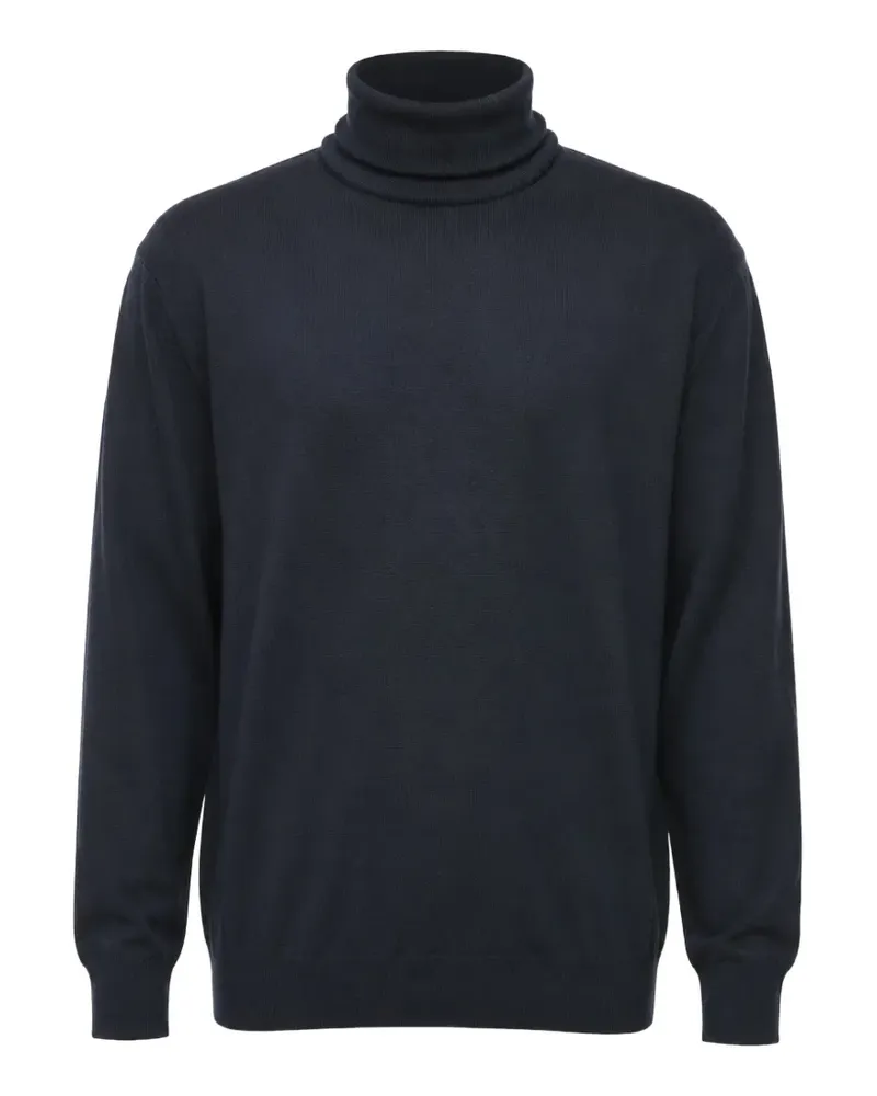 Malo Rollkragenpullover aus Kaschmir - Blau Blau