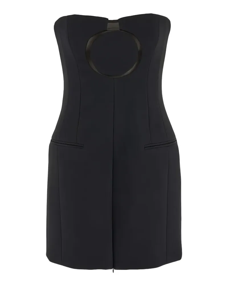 Ferragamo Schulterfreies Oberteil mit rundem Cut-Out - Schwarz Schwarz