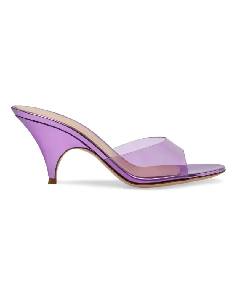 Gianvito Rossi Sofia metallic sandals - Violett Violett