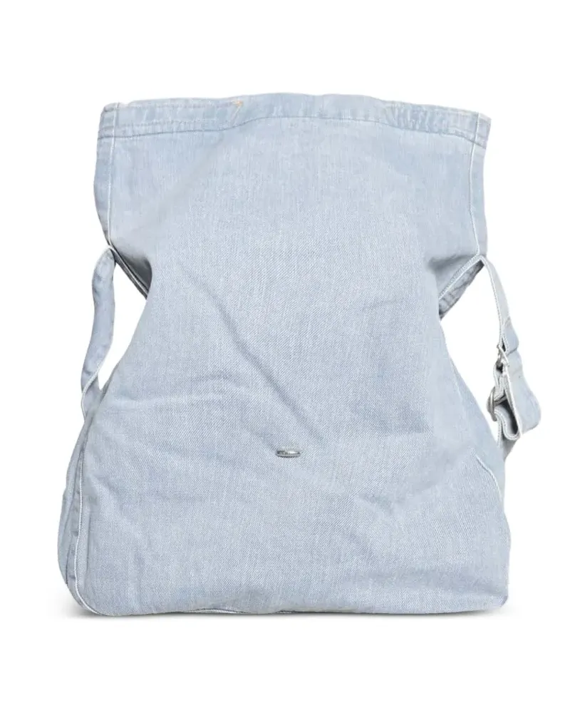 Our Legacy top handle denim tote bag - Blau Blau
