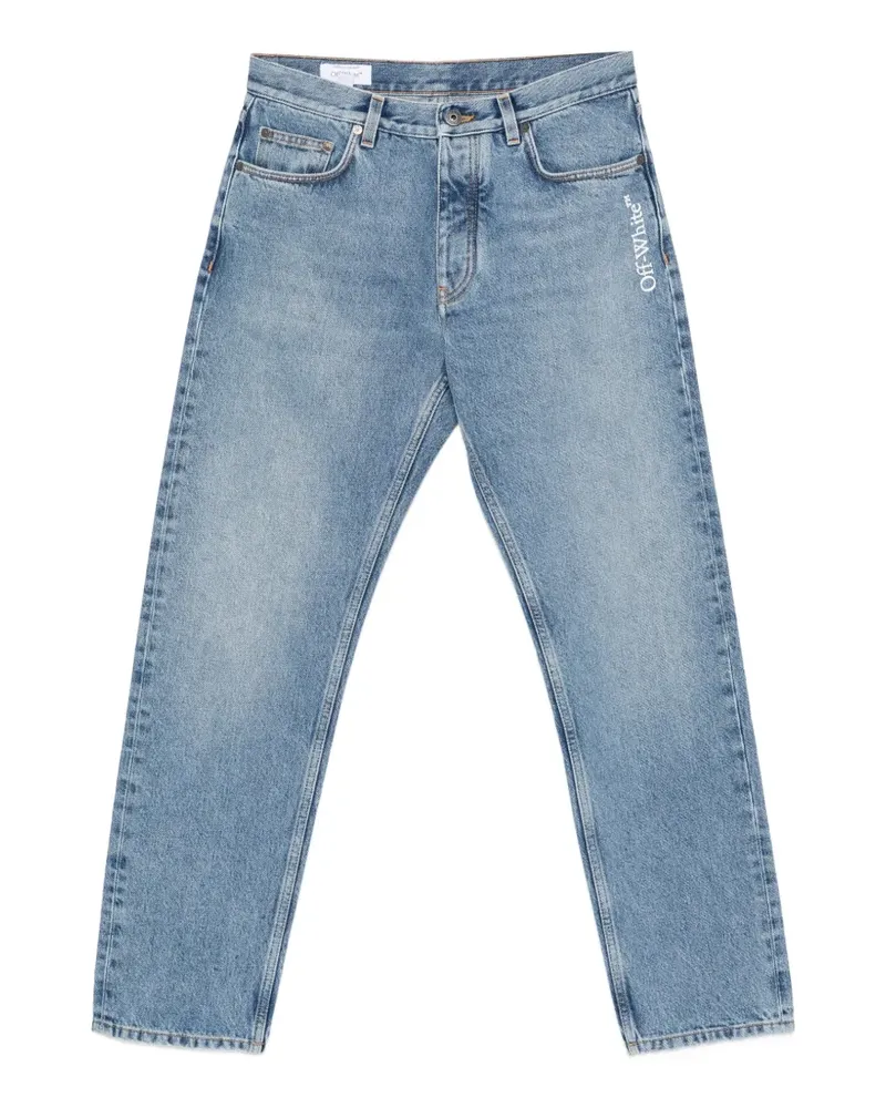 OFF-WHITE Jeans mit grafischem Print - Blau Blau