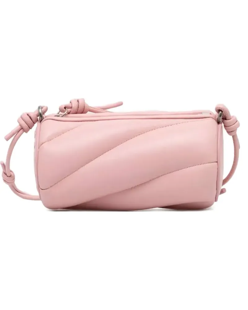Fiorucci Gepolsterte Umhängetasche aus Faux-Leder - Rosa Rosa