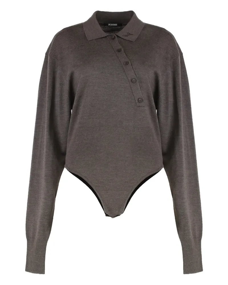 Jacquemus buttoned wool body - Braun Braun