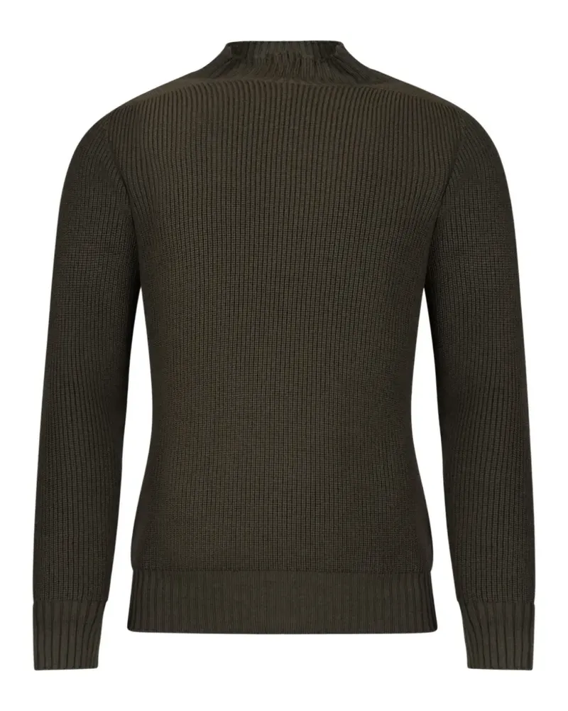 Gran Sasso Gerippter Pullover - Grün Grün