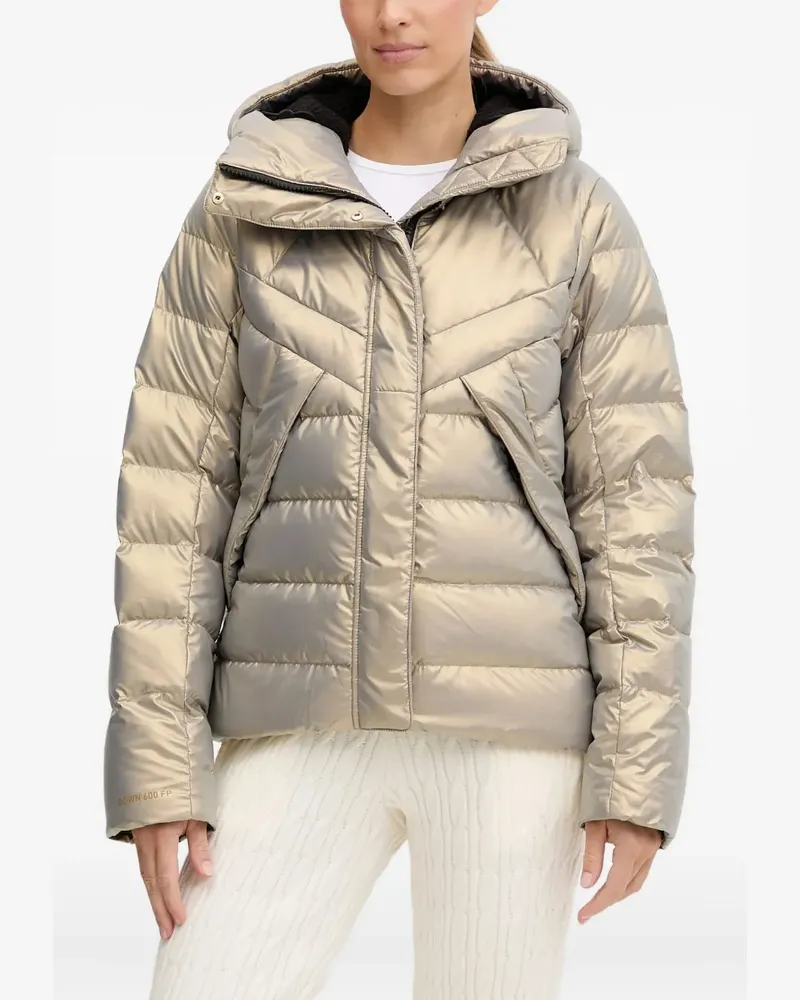 Helly Hansen Gesteppte Kapuzenjacke - Gold Gold