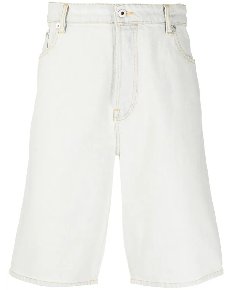 Kenzo Jeans-Shorts mit Logo-Stickerei - Blau Blau