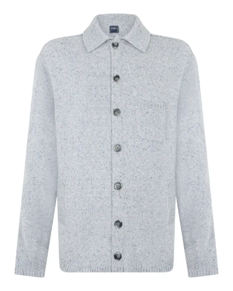 Fedeli button-up pocket cardigan - Grau Grau