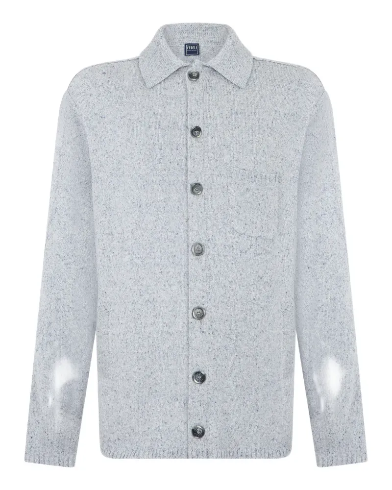 Fedeli button-up pocket cardigan - Grau Grau